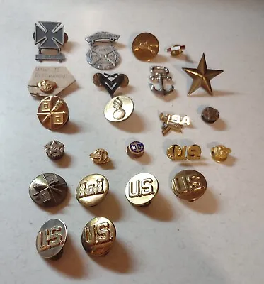 Lot Of 23 Military Pins • $99