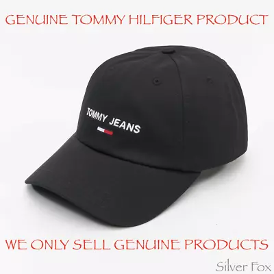 Genuine Tommy Hilfiger Tommy Jeans Tjm Sport Black Cap Hat Brand New With Tags • $39.95