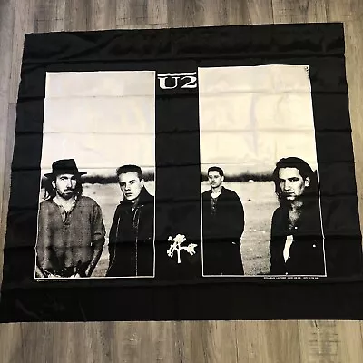 U2 The Joshua Tree Vintage Tapestry Flag Banner Nikry Co Inc 1988 39  X 44  Bono • $49.99