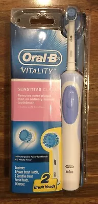 $34.95 • Buy Oral-B Vitality Sensitive Clean Electric Toothbrush. 2brush Heads. Freeship