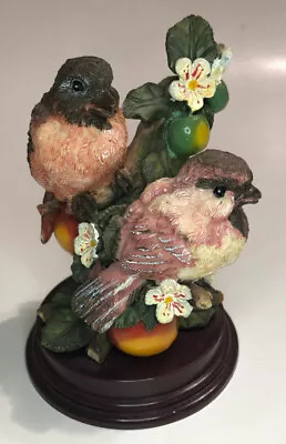 Vintage K’s Collection Birds On Flower Spring Scene Figurine Decoration Statue • $16.95