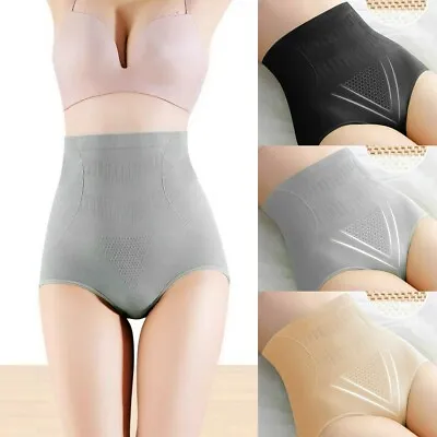 Womens Magic High Waist Slimming Knickers Briefs Firm Tummy Control Underwear UK • £2.99