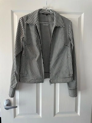 $18 • Buy Howard Showers Black Gingham Jacket 8