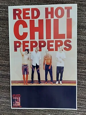 $10 • Buy Red Hot Chili Peppers 11x17 20217 Promo Tour Concert Poster Lp Vinyl Shirt 