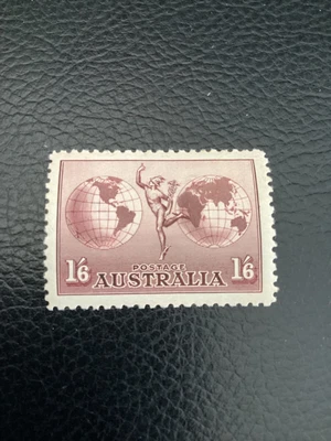 $12 • Buy Australia 1934-48 Hermes 1/6 Dull Purple (no Wmk) MH