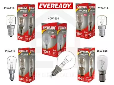 £2.39 • Buy Eveready All Appliances Fridge Oven Golf Pygmy Bulb E14 SCS B15 SBC