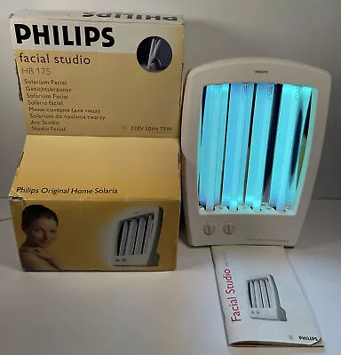 £99.99 • Buy Philips HB175 Facial Studio Face Tanner | Solarium Sun Lamp | UV | Self Tanner