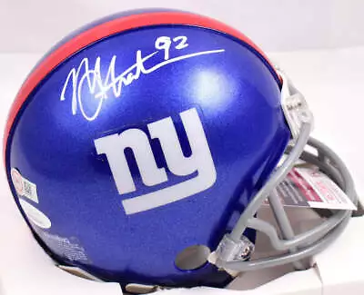 Michael Strahan Autographed New York Giants Mini Helmet- JSA Witnessed Auth *Whi • $189.99