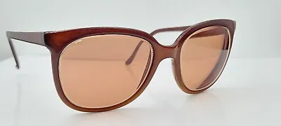 Vintage Bolle 396 Brown Oval Nylon Sunglasses France FRAMES ONLY • $37.40