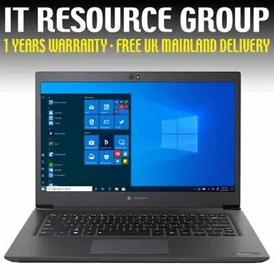 CORE I5-10210U TOSHIBA DYNABOOK TECRA A40-G-10F LAPTOP 8GB DDR4 256GB SSD WIN 11 • £129.99