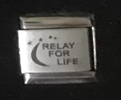 Relay For Life WHOLESALE LASER ITALIAN CHARM Link 9MM K16 • $12