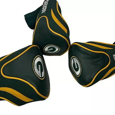 TEAM Golf  SET Of 3 NFL Green Bay Packers Contour Head Covers Socks • $29.97