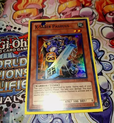 YU-GI-OH! X-Saber Pashuul - TU07-EN004 - Super Rare Near Mint • $10