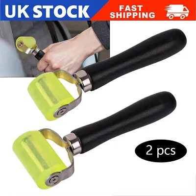 2 X 30/ 50mm Silicon Seam Hand Pressure Roller Flat Ply Roofing Waterproof Tool • £8.89