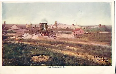 Zinc Mines Joplin Mo.  Missouri Mining Postcard. Van Noy Railroad Series. • $11.95