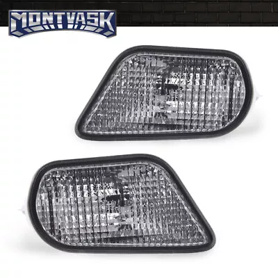 Fit For 98-2002 Pontiac Firebird Trans Am Smoke Lens Turn Signal Lights LH+RH • $17.80