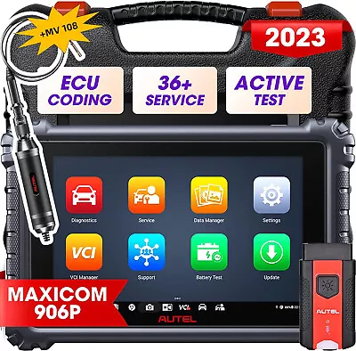 Autel MaxiCOM MK906 Pro All System Diagnosis Scanner Tool ECU Coding Active Test • $1139