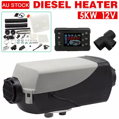 5KW Diesel Air Heater Tank Remote Control Thermostat Caravan RV Parking • $112