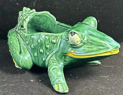 1950’s Vintage Happy Frog McCoy Pottery Flower Planter • $9.95