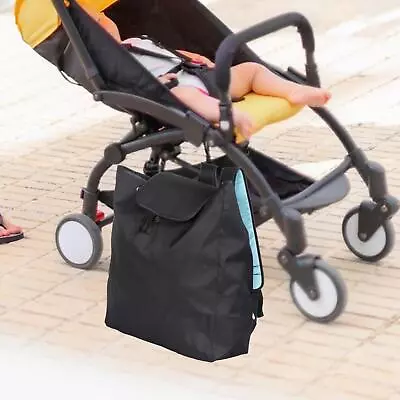 Stroller Backpack Adjustable Strap Baby Travel Bag Durable Multifunction • £8.26