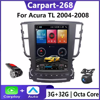 Car Radio Stereo For Acura TL 2004-2008 Carplay Vertical Screen Tesla Style GPS • $669.99