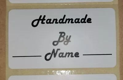 X200 Handmade Labels / Stickers Personalised Craft Small Business • £2.99