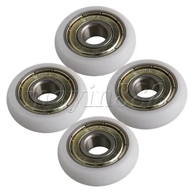 4pcs White Bearing Steel Guide Pulley Wheel Ball Bearing 8x27.5x8mm • $12.06