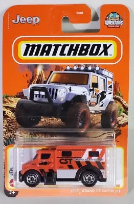 Matchbox ERROR CARD - JEEP WRANGLER SUPERLIFT Card With Red CST Armored Truck  • $9.99