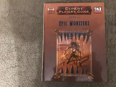 Mongoose: Expert Player's Guide Vol. 3 - Epic Monsters / Hardcover NM TSR AD&D • $44.95