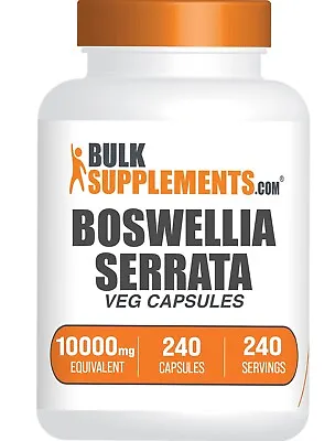 BulkSupplements Boswellia Serrata Extract 240 Capsules • $19.96