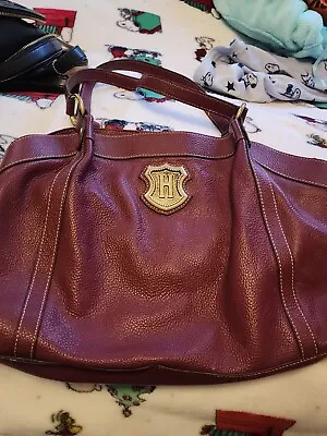 J.W. Hulme Large Leather Marroon Shoulder Bag Vguc   • $139.13