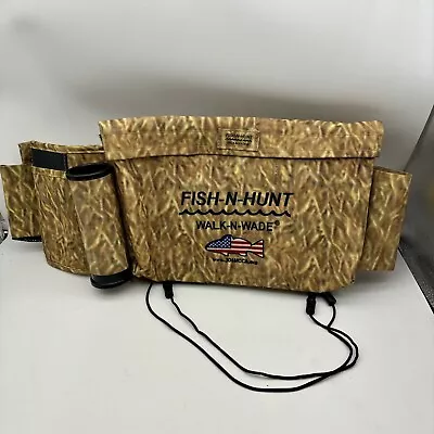 Fish-N-Hunt Walk-N-Wade Belt Fishing Gear Camo Belt 32”-38” • $54