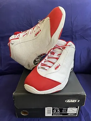 DS AND 1 Tai Chi LX White Red Sz 9.5 D1055MWR Basketball Vince Carter VC Retro • $297.95