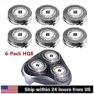 HQ8 Replacement Heads For Philips Norelco Shavers Dual Precision Blades(6 Pack) • $13.85