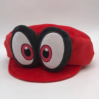 Super Mario Odyssey Cappy Plush Hat Cap Soft Toy Birthday Xmas Gifts Red • £9.99