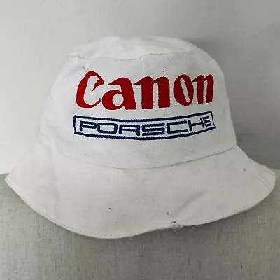 Canon Porsche Racing Team Original Bucket Hat Cap Le Mans 24 Hours Group C 956 • £50