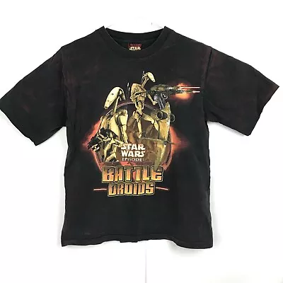 VTG 90s Star Wars Movie Battle Droid T Shirt Episode 1 Mens Sz Small Youth XL • $39.95