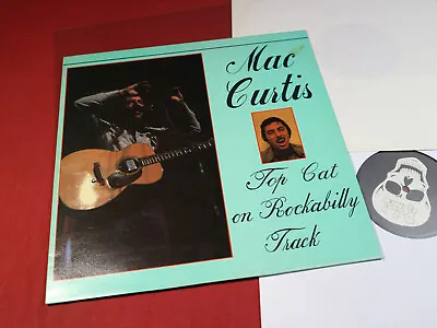 Mac Curtis  TOP CAT ON ROCKABILLY TRACK  LP Rebel ROLLS 005 Finland 1981 Nm • £19.69