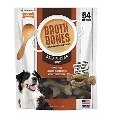 Beef Broth Bones Dog Treats (Net 54Count) 2.38 Lb • $35