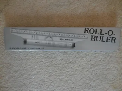 Original ROLL-O-RULER Rolling Drafting Ruler 12   CP-401 Vintage  • $3.99