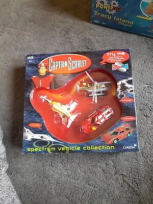 Captain Scarlet Spectrum Vehicle Set Mint Box Vintage Thunderbirds • £5.50