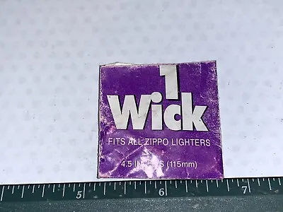 Wick Fits All Zippo Lighters 4.5 Inches 115 Mm  • $5.99