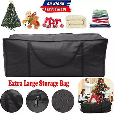 Extra Large Waterproof Christmas Tree Storage Bag Xmas Festive Zip Up Organiser • $17.95