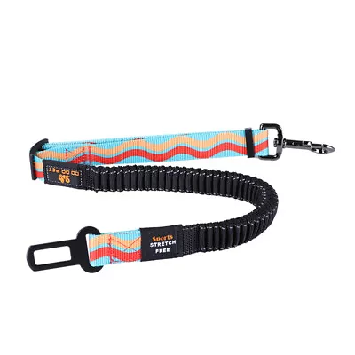 Pet Car Seat Belt Anti Shock Clip Bungee Lead Vehicle Travel Safety Harness • £8.45