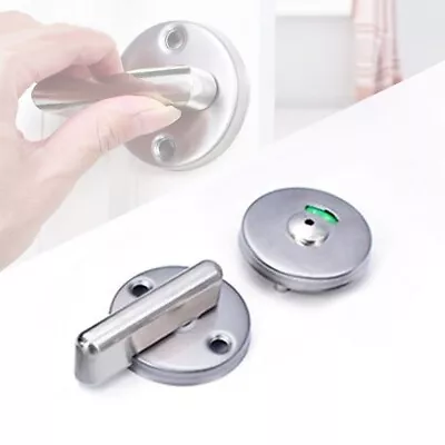 New Indicator Bolt Vacant Engaged Bathroom Restroom Privacy WC Toilets Door Lock • $12.11