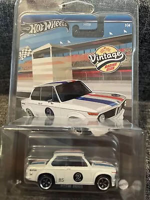 Hot Wheels 2024 Vintage Racing Club White 1968 BMW 2002 In Protector • $4.75