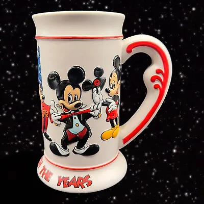 Disney Mickey Mouse Through The Years Beer Stein Tankard Mug Ceramic 6.5”T 3.5”W • $20