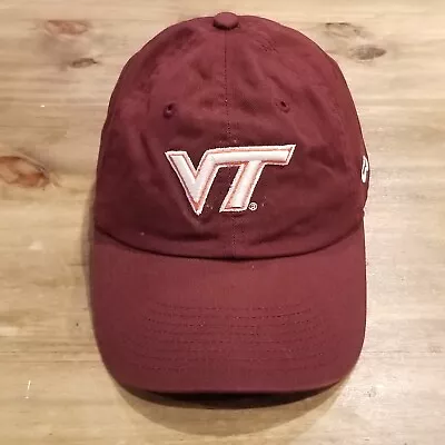 Virginia Tech Hat Cap New Era Womens Strap Back Red One Size Cotton Casual • $6.25