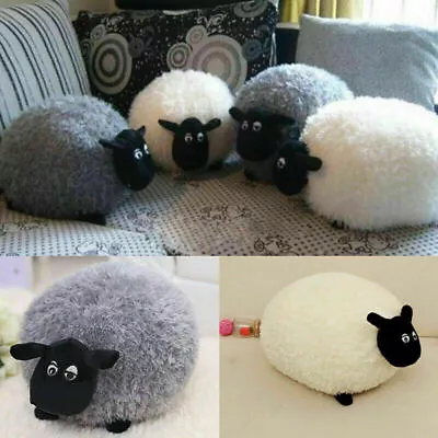 Soft Stuffed Sheep Baby Plush Pillow Sofa Home Decor Cushion Toys Kids Gifts UK • £11.86