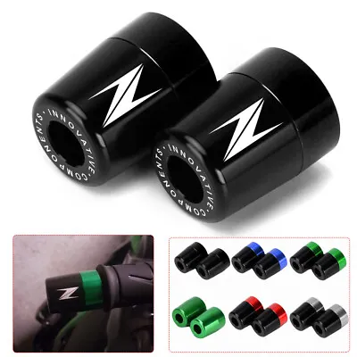 For Kawasaki Z650 Z750 Z800 Z900 Z1000 Hand Grips End Plugs Handlebar Bar Ends • $22